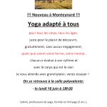 Cours de yoga adapté à tous