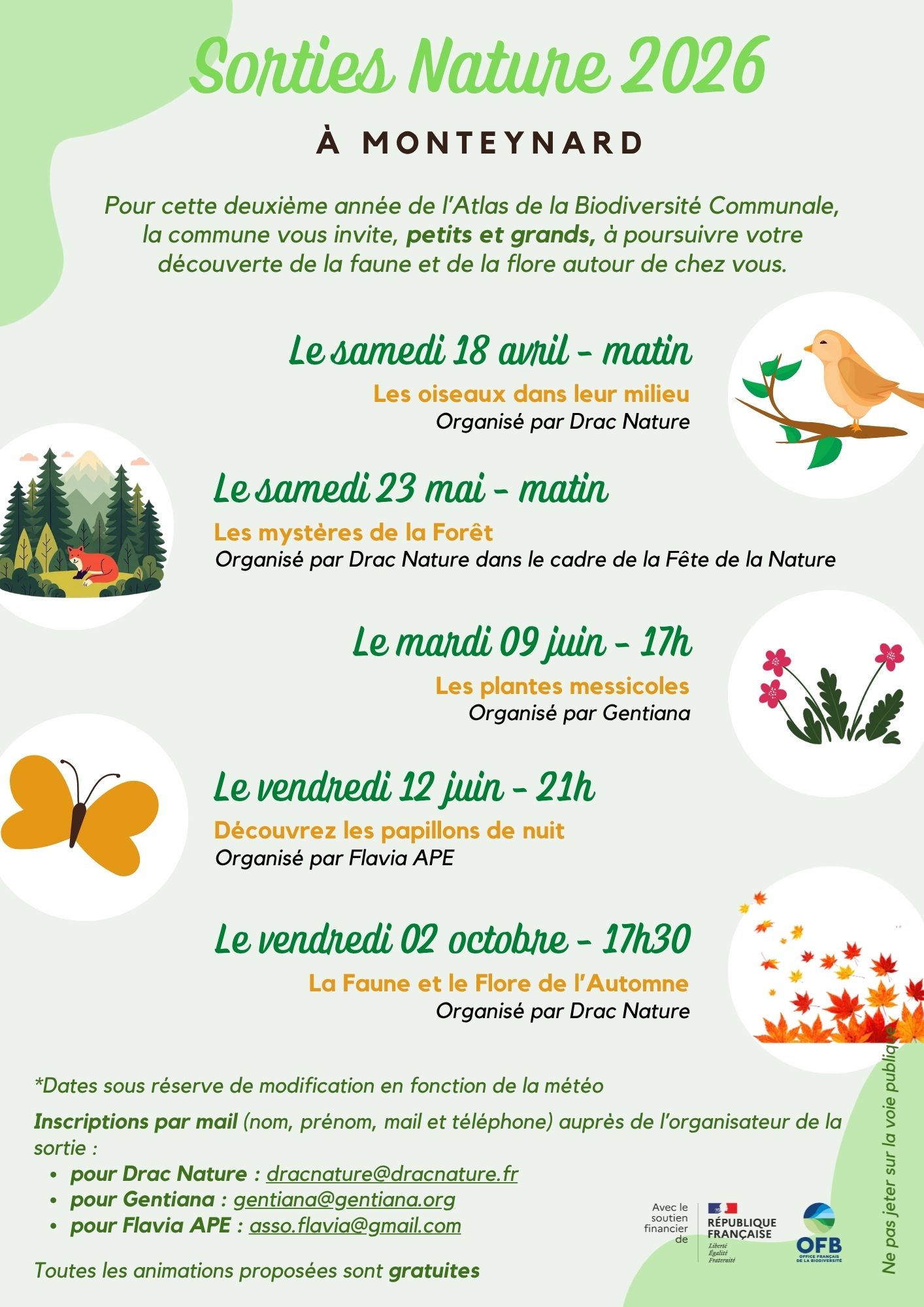 ABC: Sorties Nature 2026