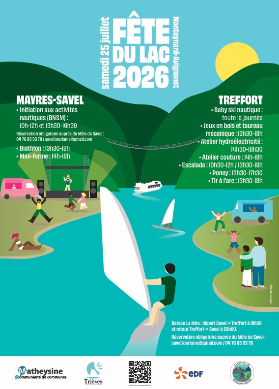 Fête du Lac de Monteynard le 25 juillet